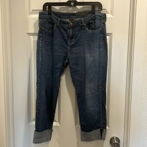 Gap factory Premium straight crop Jean. Light wash.